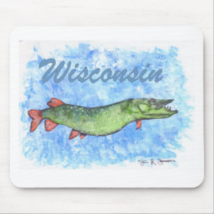 Wisconsin Muskie Mouse Pad