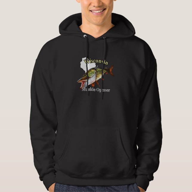 Wisconsin Muskie Opener Hoodie (Front)