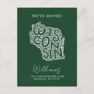 WISCONSIN | Our Address Change Postcard