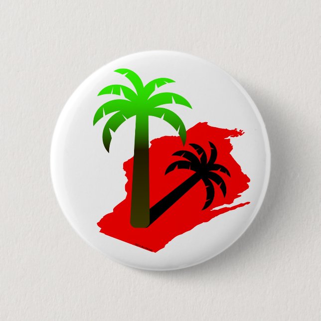 Wisconsin Palm Tree Button (Front)