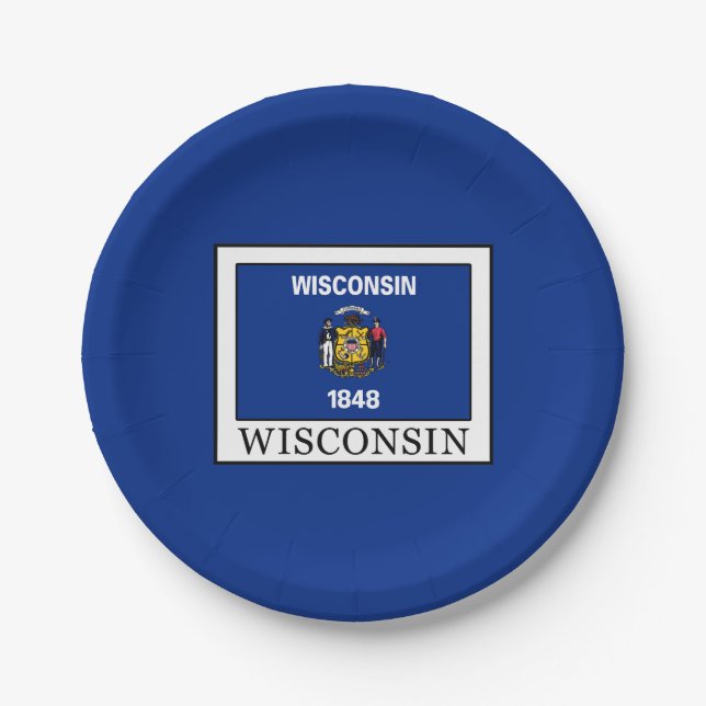 Wisconsin Paper Plates (Front)
