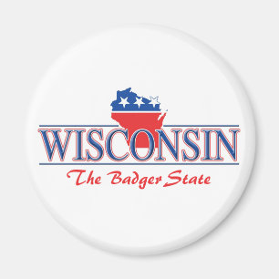 Wisconsin Patriotic Magnets