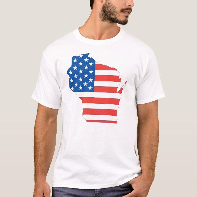 Wisconsin Patriotic Shirt (Front)