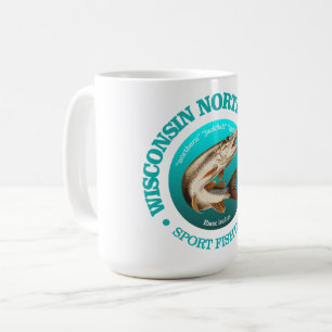 Wisconsin Pike Fishing Coffee Mug