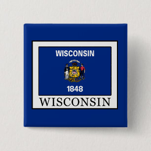 Wisconsin Pinback Button