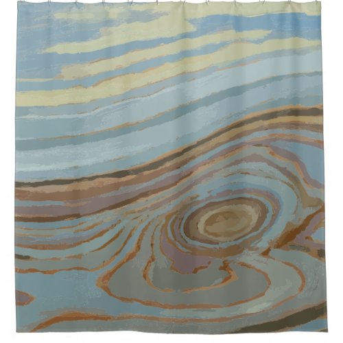 Wisconsin Point Lake Superior Shower Curtain