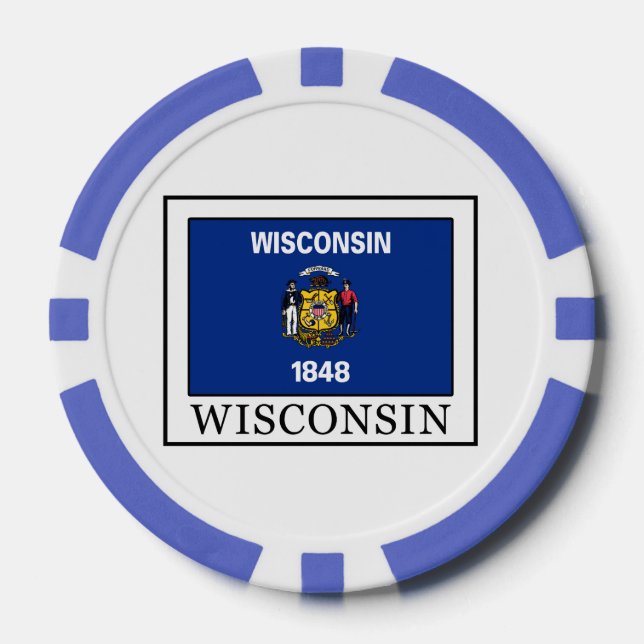 Wisconsin Poker Chips (Front)
