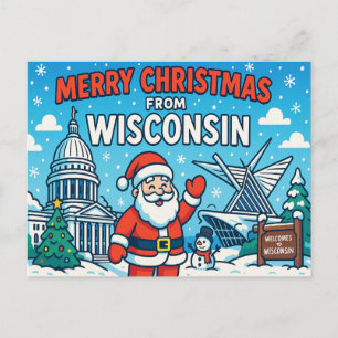 WISCONSIN Postcard