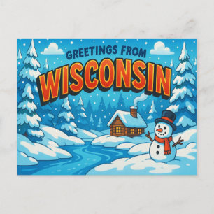 WISCONSIN Postcard