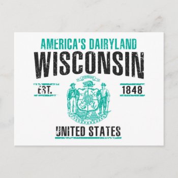Wisconsin Postcard by KDRTRAVEL at Zazzle