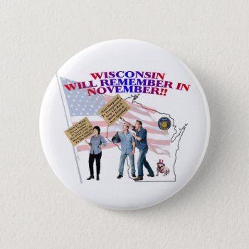 Wisconsin - Return Congress To The People! Pinback Button by 4westies at Zazzle