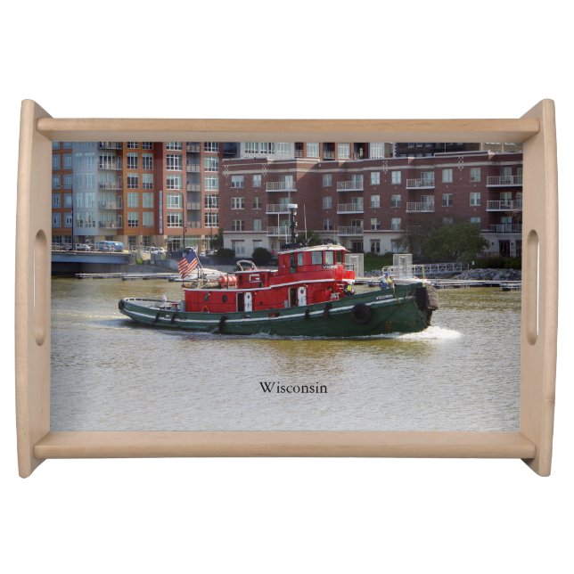 Wisconsin serving tray (Front)