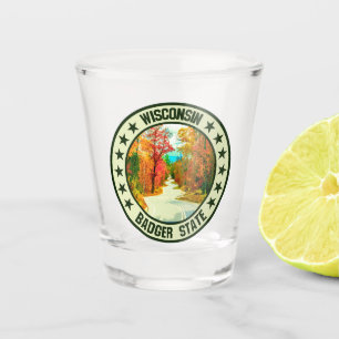Wisconsin shot glass