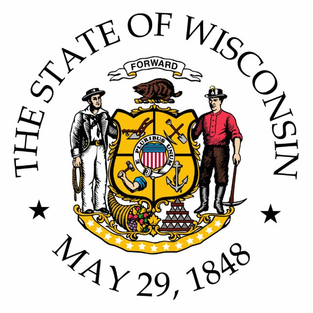 Wisconsin sign cutout (Front)