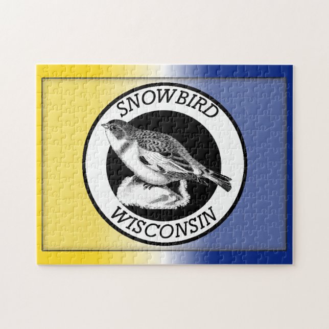 Wisconsin Snowbird Jigsaw Puzzle (Horizontal)