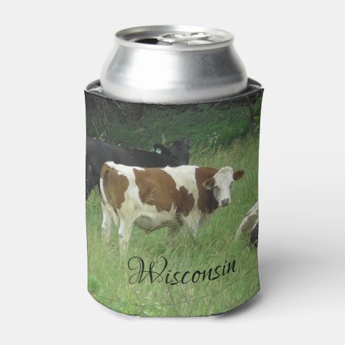 Wisconsin Soda or Beer Can Cooler
