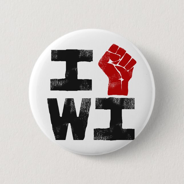 Wisconsin Solidarity Button (Front)