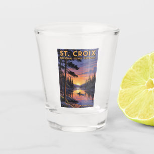 Wisconsin St Croix National Riverway Travel Shot Glass