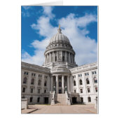 Wisconsin State Capitol Building and Entrance (Front)