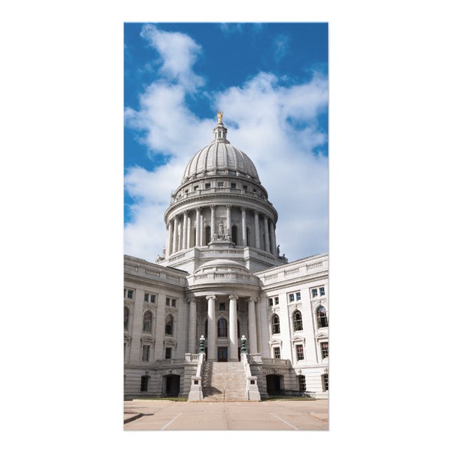 Wisconsin State Capitol Building and Entrance Card (Front)