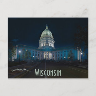 Wisconsin State Capitol Madison Wisconsin Postcard