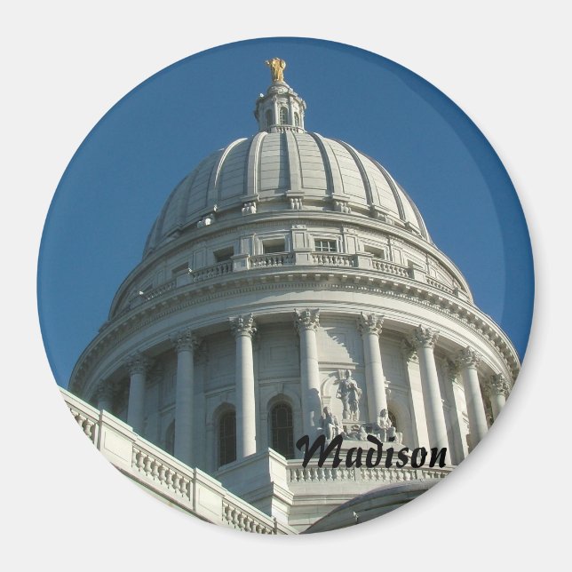 Wisconsin State Capitol Magnet (Front)