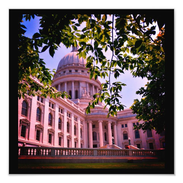 Wisconsin State Capitol Photo Print (Front)
