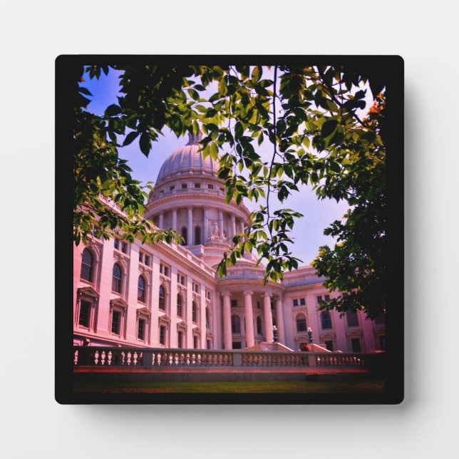 Wisconsin State Capitol Plaque (Front)