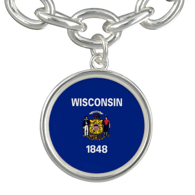 Wisconsin State Flag Design Bracelet (Design)