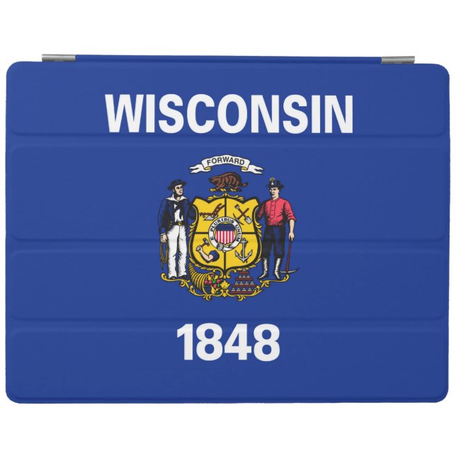 Wisconsin State Flag Design iPad Smart Cover (Horizontal)