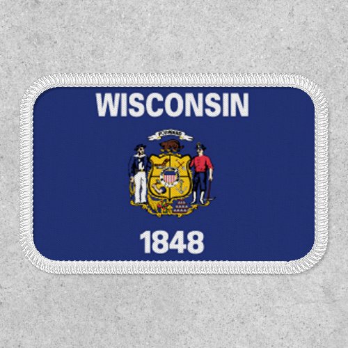 Wisconsin State Flag Design Patch