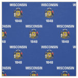 Wisconsin State Flag Fabric