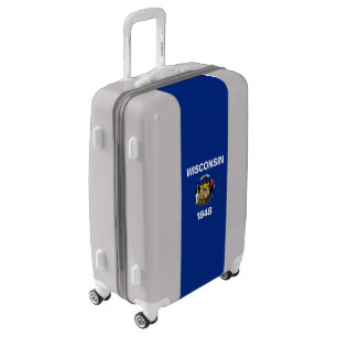 Wisconsin State Flag Luggage