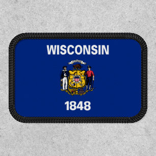 Wisconsin State Flag Patch