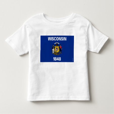 Wisconsin State Flag Toddler T-shirt