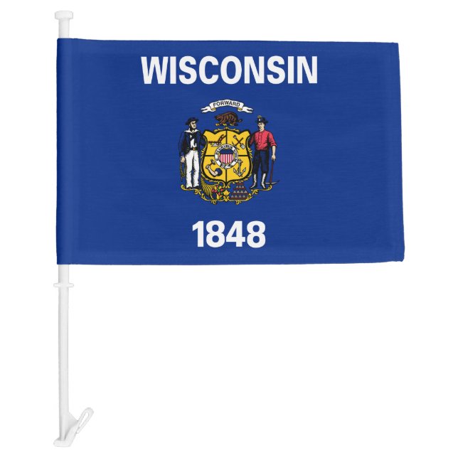 Wisconsin State Flag USA (Front)