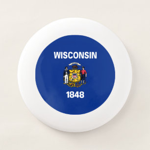 Wisconsin State Flag Wham-O Frisbee