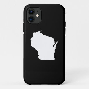 Wisconsin State Outline iPhone 11 Case