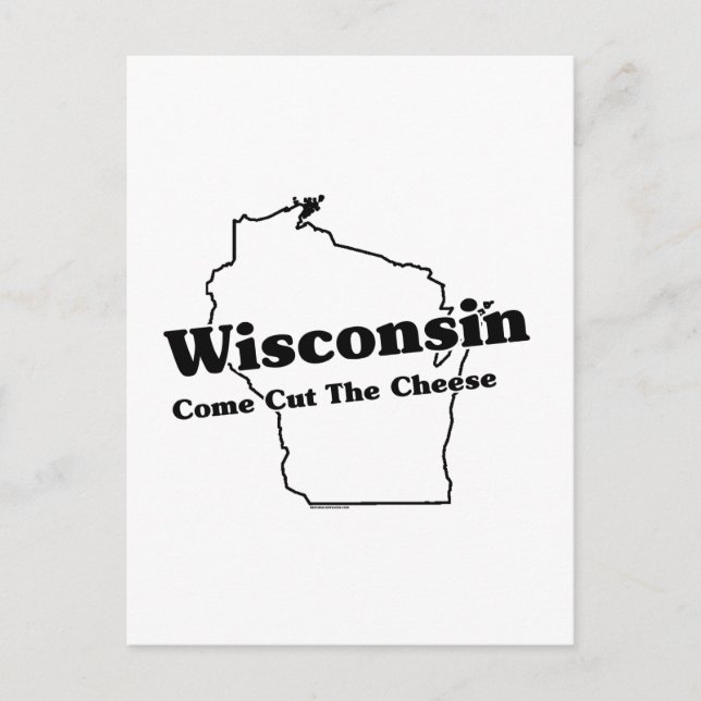 Wisconsin State Slogan Postcard (Front)