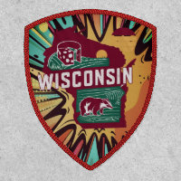Wisconsin State Travel Badge Patch