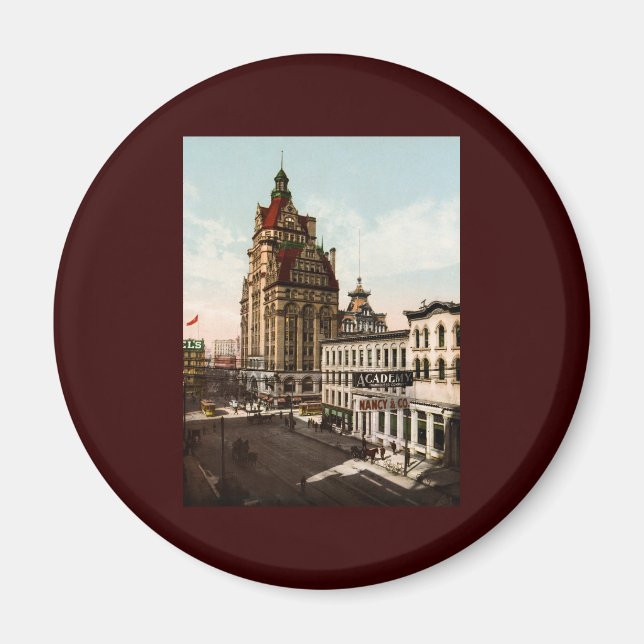 Wisconsin Street Milwaukee Magnet (Front)