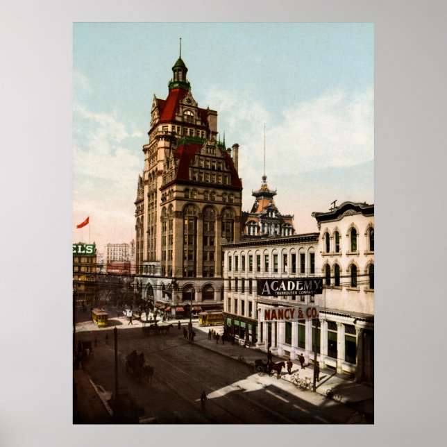 Wisconsin Street Milwaukee Poster (Front)