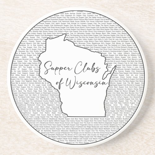 Wisconsin Supper Club Theme Coaster