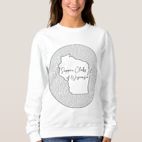 Wisconsin Supper Club Theme Sweatshirt