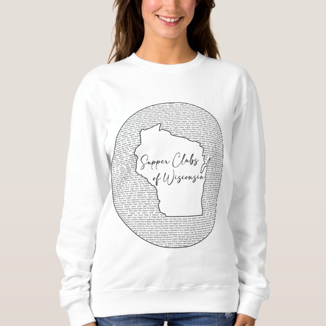 Wisconsin Supper Club Theme Sweatshirt (Front)