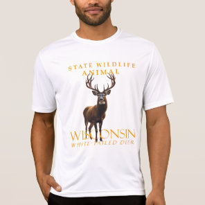 Wisconsin Territory Wildlife Animal The White-tail T-Shirt