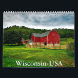 Wisconsin-USA Calendar<br><div class="desc">A Calendar with 12 different pictures of  Wisconsin-USA</div>