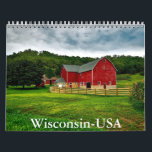 Wisconsin-USA Calendar<br><div class="desc">A Calendar with 12 different pictures of  Wisconsin-USA</div>