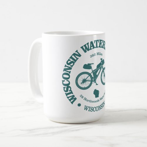 Wisconsin Waterfalls Loop cycling Coffee Mug