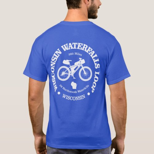 Wisconsin Waterfalls Loop cycling T_Shirt